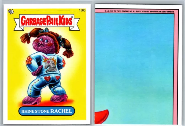 2013 Topps Garbage Pail Kids Brand-New Series 3 GPK Card Rhinestone Rachel 156b