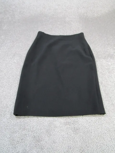 Alexander Mcqueen Skirt Womens 40 Black Pencil Straight Office *