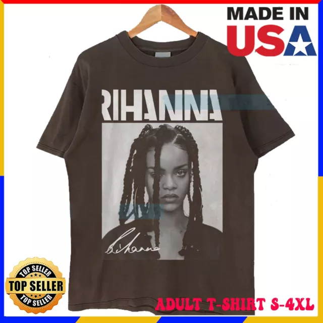 Rihanna 90s Music T-Shirt Rihanna Rock Music Shirt Unisex Size S-4XL Gift Fans