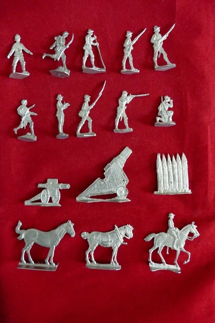 Plat d'Etain - Empire - Figure 56x Soldats Empire