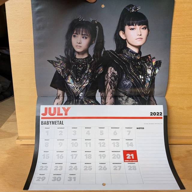 METAL HAMMER MAGAZINE 2022 Calendar Babymetal Joey Jordison £11.61
