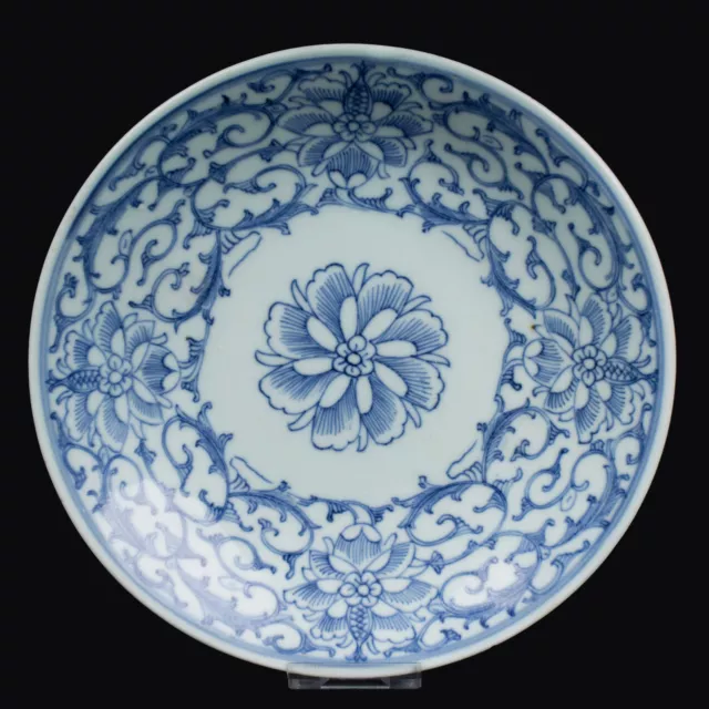 China 20. Jh. Teller -A Chinese Blue & White Export Dish - Piatto Cinese Chinois