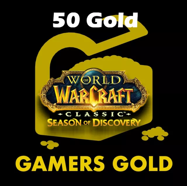 🌟WOW SEASON OF DISCOVERY classic✅50 Gold✅ EU/US Server🌟World of Warcraft SoD🌟