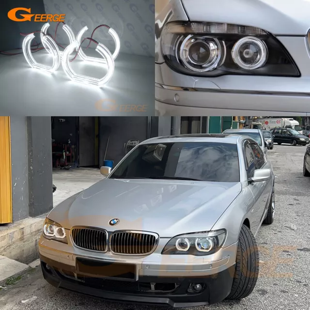 For BMW E66 E65 745i 750I 760i Crystal DTM Style Led Angel Eyes Halo Rings Light