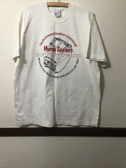 Men’s T shirt, XL, Murray Seaton’s Drum Centre Edinburgh It’s never Been worn.