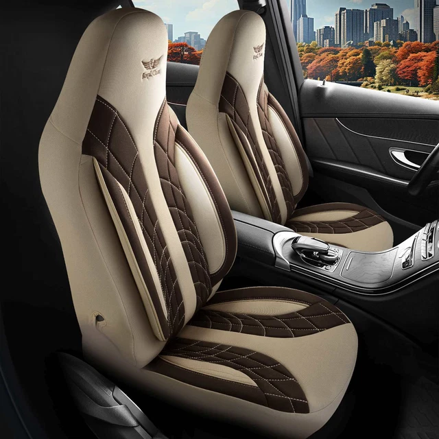 Copertura Del Sedile Del Pilota Adatta Per Skoda Kamiq In Grigio