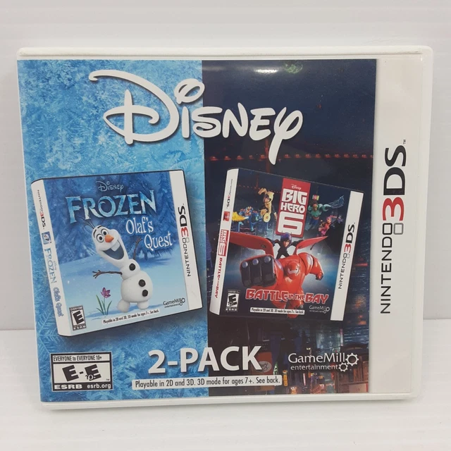 Disney Two Pack Frozen Olaf's Quest/Big Hero 6 Battle in the Bay Nintendo 3DS