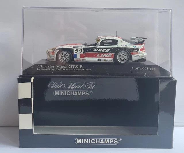 Modèle Réduit Chrysler Viper GTSR Le Mans 1998 - Échelle 1:43 Ixo, Neuve Dans Sa Boîte