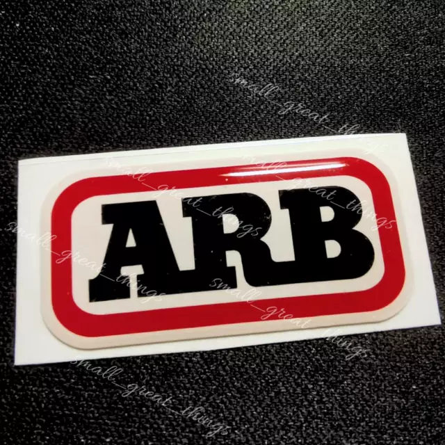 ARB Domed Decal Sticker Badge Bubble Resin Bull Bar Canopy Roof Rack Drawer 2