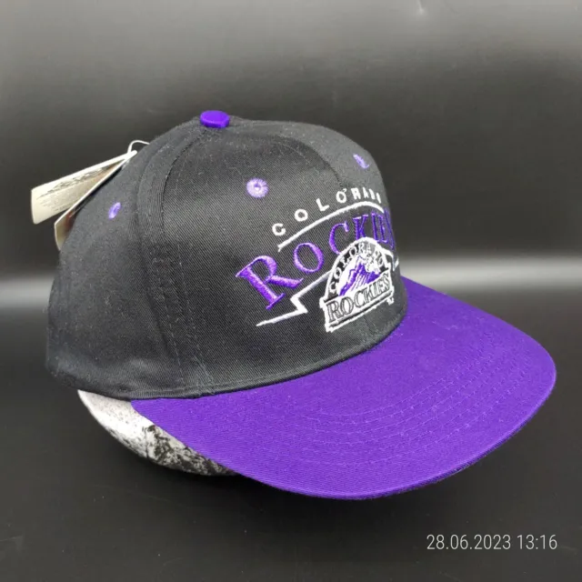 Vintage Snapback Cap MLB Colorado Rockies Pro One ~ Deadstock ~ NEU top