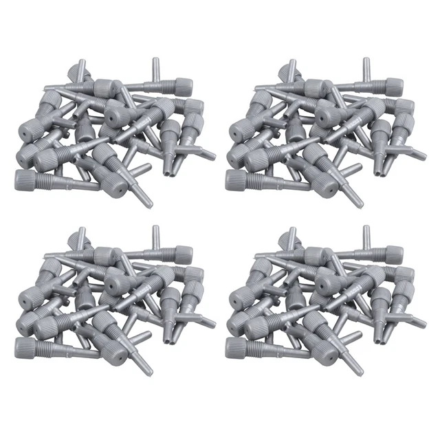 Aquarium Fish Oxygen Air Line Tubing Flow Control  80 Pcs Gray Y1A5