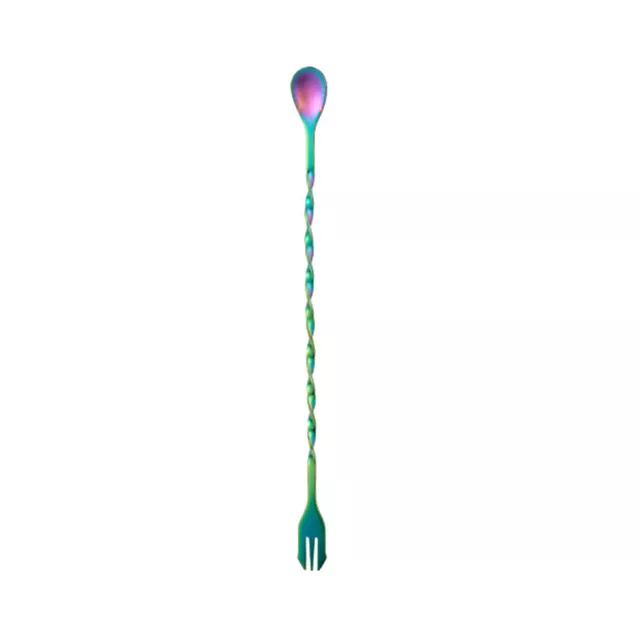 Mixing Spoon Anti-slip Dishwasher Safe Long Handle Cocktail Spoon Stainless
