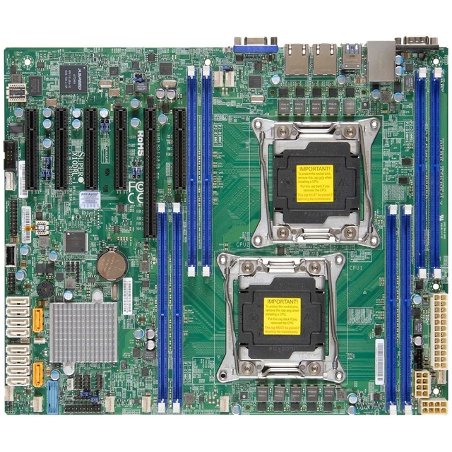 Intel C612 SUPERMICRO X10DRL-I MOTHERBOARD Intel C612 LGA2011-3 ATX DDR4 USB2.0 ...