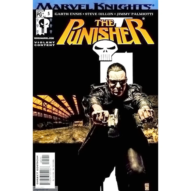 The Punisher # 5  1 Punisher Marvel Knights Comic VG/VFN 1 12 1 2001 (Lot 3829