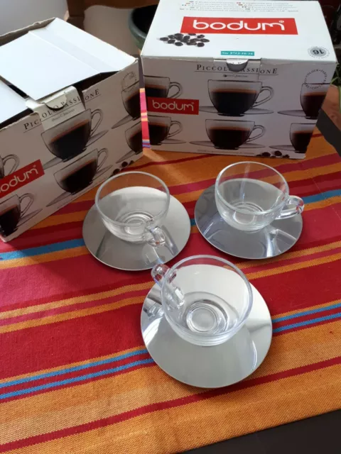 Achat 2 Tasses Double Paroi avec dessous en Silicone, Café et Thé