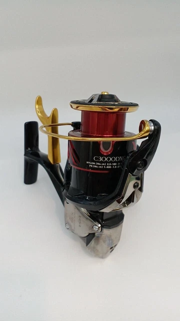 SHIMANO BB-X HYPER Force C3000DXXG SR Spinning Reel Black Red Used