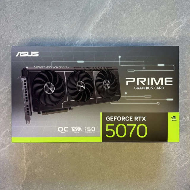 ASUS Prime GeForce RTX 5070 12 Go GDDR7 - EN STOCK, EXPÉDITION RAPIDE !