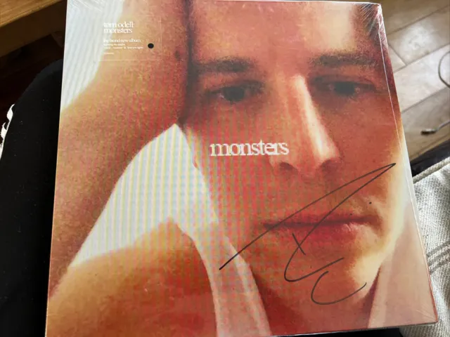 Tom Odell Monsters  Vinyl LP Sealed Hand Signed Autographed Indie Pop