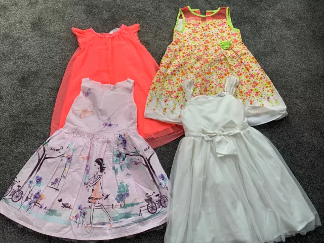 Girls  Dress Bundle Age 5-6 Next H&M