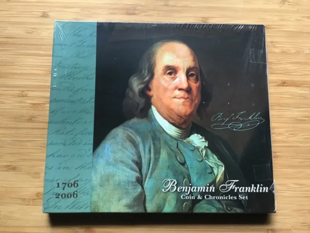 2006 Ben Franklin Coin and Chronicles Set "Unopened"- Silver Dollar