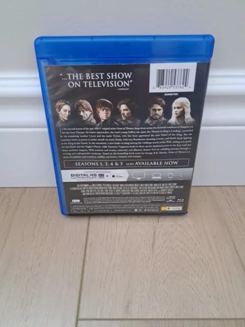 Game of Thrones: The Complete Second Season (Blu-ray Disc, 2017, 5-Disc Set) 3