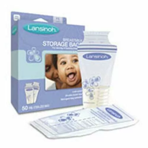 Breast Milk Storage Bags 50 ct By Lansinoh Laboratories