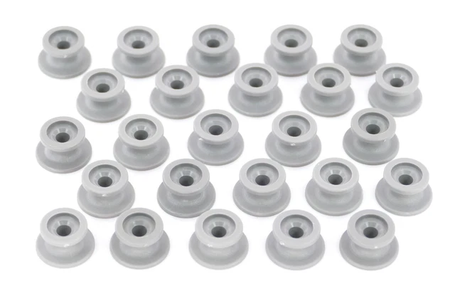 50 X Rundknopf F&uuml;r Expanderseil 6-8 Mm  D=30 Mm  Anh&auml;nger Plane Netz Rundkopf