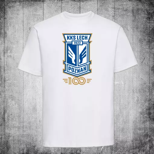 Lech Poznan t-shirt kks Polska dla niego prezent puchar koszulka 100 lat kibice