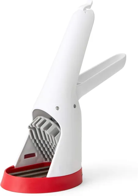 Chef'n Hand-Held Slicer Strawberry Slicester, Cherry/Meringue