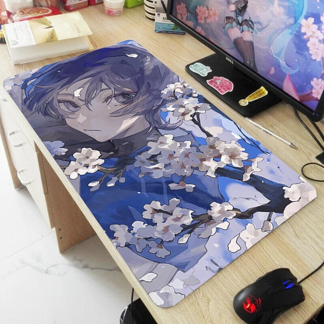 genshin impact scaramouche Desk Mouse Pad Mat Large Keyboard Mat Otaku 40X90cm 2