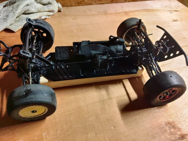 Team Losi Racing TLR SCTE 1/10 4x4 Short Course Truck Roller Slider Chassis Used