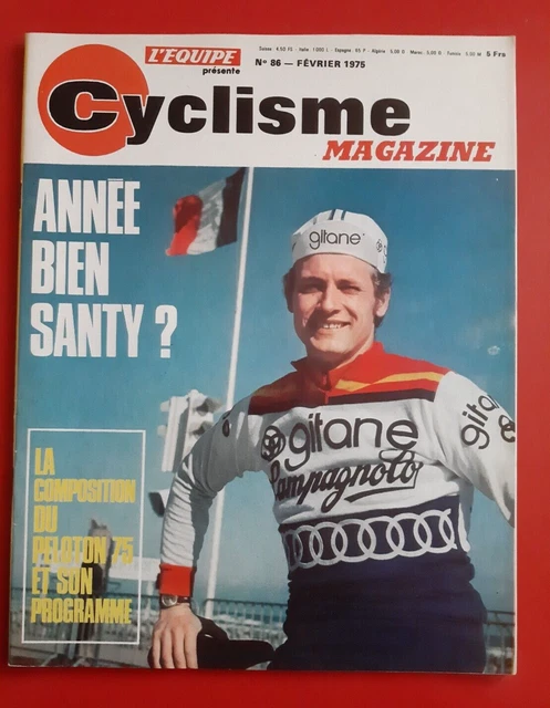 1975 l'équipe cyclisme n°94 SCHUITEN MOSER MAERTENS TOURS VERSAILLES