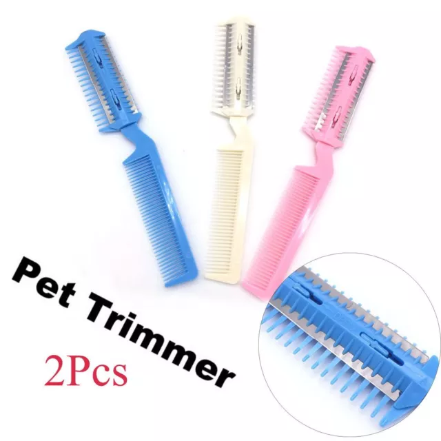 Hairdressing Tool Cat Brush Pet Hair Trimming Dog Scissor Grooming Comb