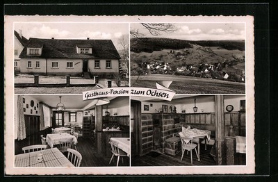 AK MOSBACHNÜSTENBACH, GASTHAUS Zum Ochsen, Inh. Martin Jäger 1959 EUR