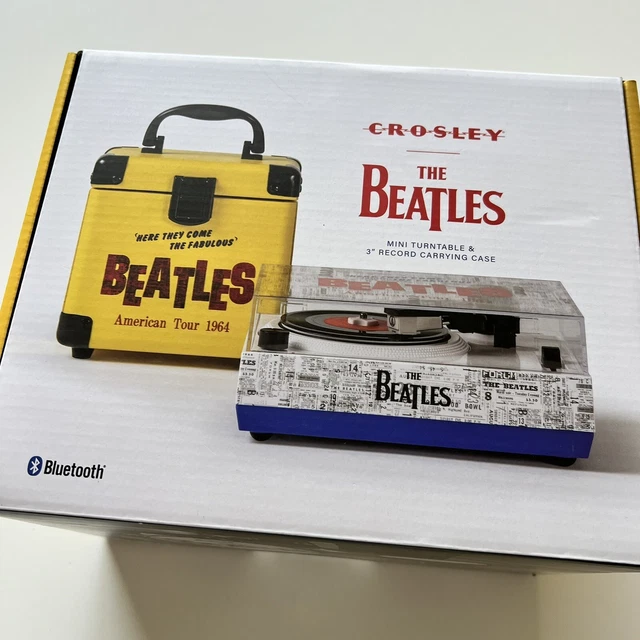 THE BEATLES RECORD Store Day 2024 RSD Mini Crosley Turntable 3" Vinyl