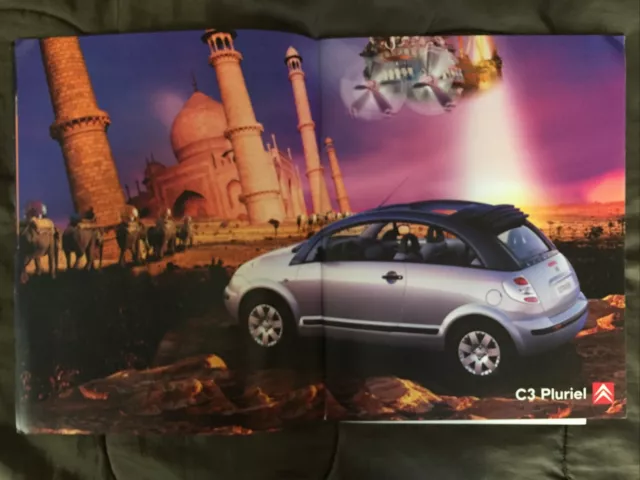 Citroën C3 pluriel - Dépliant publicitaire et technique 2