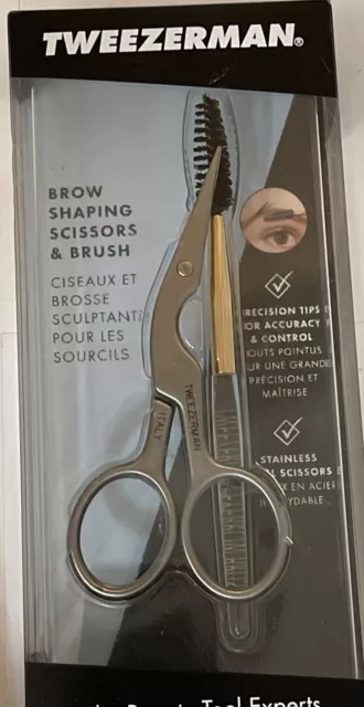 Tweezerman Precision Brow Shaping Scissors & Brush Brow Kit One Size Brow K