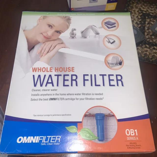 OmniFilter Whole House Water Filter OB1 Series 3/4" NPT Connection - New Sealed