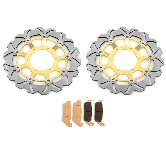 Front Brake Discs Pads For CB 600 F Hornet 600 2007-2013 CBR 600 F 2011-2013