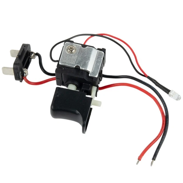 Fonction De Éclairage Trigger Interrupteur Plastique Noir Et Métal Outils