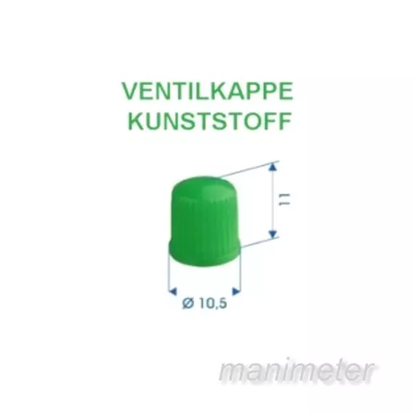 50 Ventilkappen, Ventilkappe Ventilverschlüsse grün