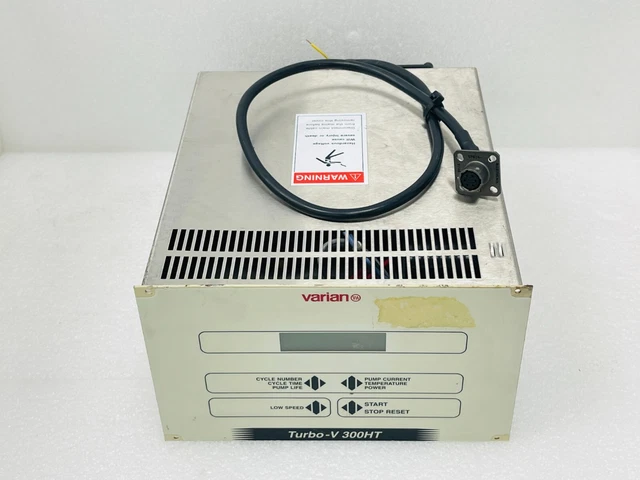 Varian Turbo-V 300HT, 4 Turbomolecular Pump Controller W/ POWER CORD / USED