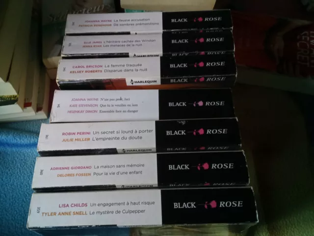 Lot de livres harlequin série Black Rose