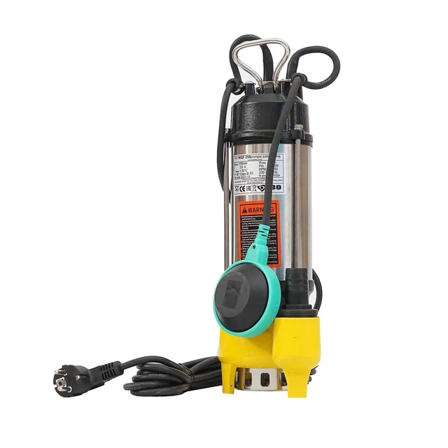 Pompa sommersa 250 W pompa acque reflue pompa acqua sporca WQF250 particelle 20 mm 10200 L/h