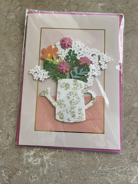 Two (2) Burgoyne 3-D Cards  Mother's Day & Father's Day NWT
