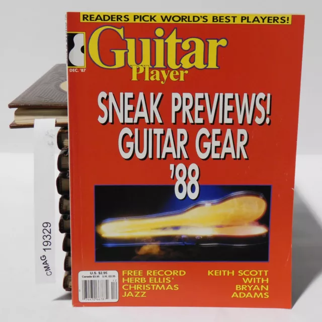 Guitar Player Magazine Sneak Previews Gear Keith Scott Bryan Adams Steve Vai '87