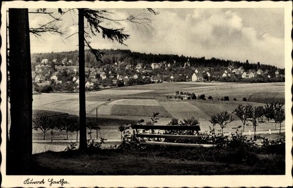Ak Hartha Hintergersdorf Tharandt im Erzgebirge, Blick auf den Ort... - 1844870