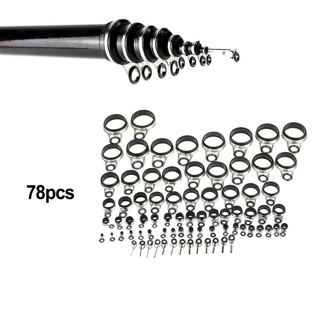 11 Guides Serpent Pour Canne à Mouche, Acier Inox Et Céramique, Qualité Pro