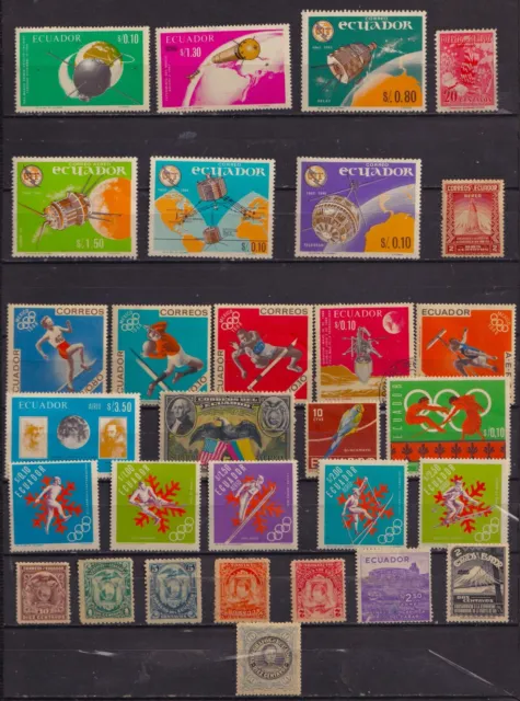 Equateur 30 timbres neufs PIM2222/15: sujets divers