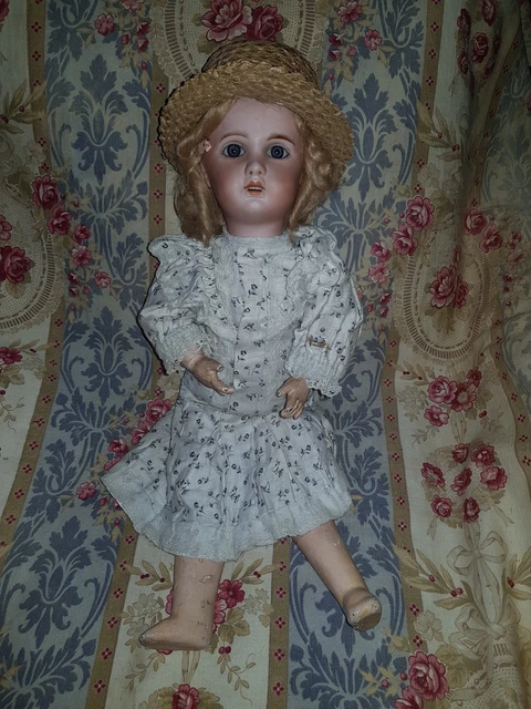 RARE OLD POUPÉE jumeau époque bébé réclame TÈTE PORCELAINE N° 11 H